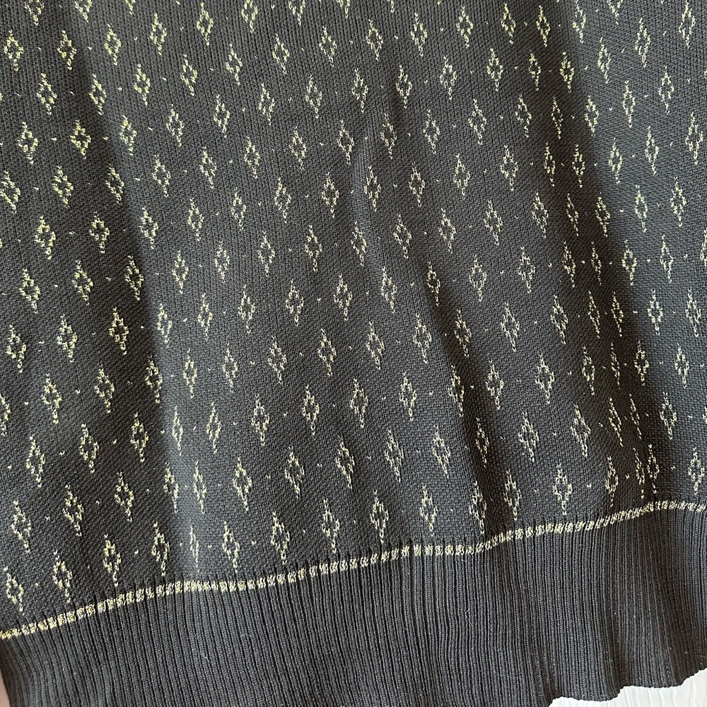 NWT J.ING Black/Gold Button-Up Cardigan Size M - Picture 8 of 10